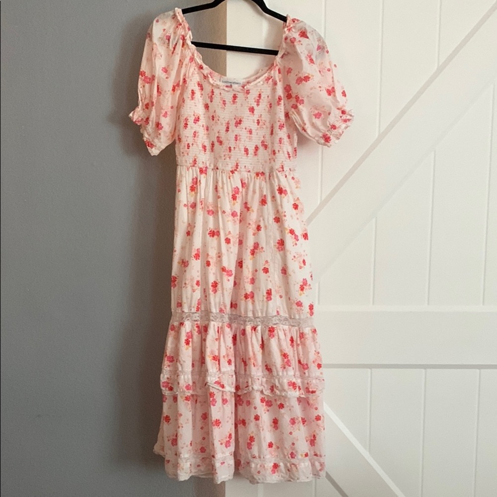 LoveShackFancy x Target Pink Floral Dress